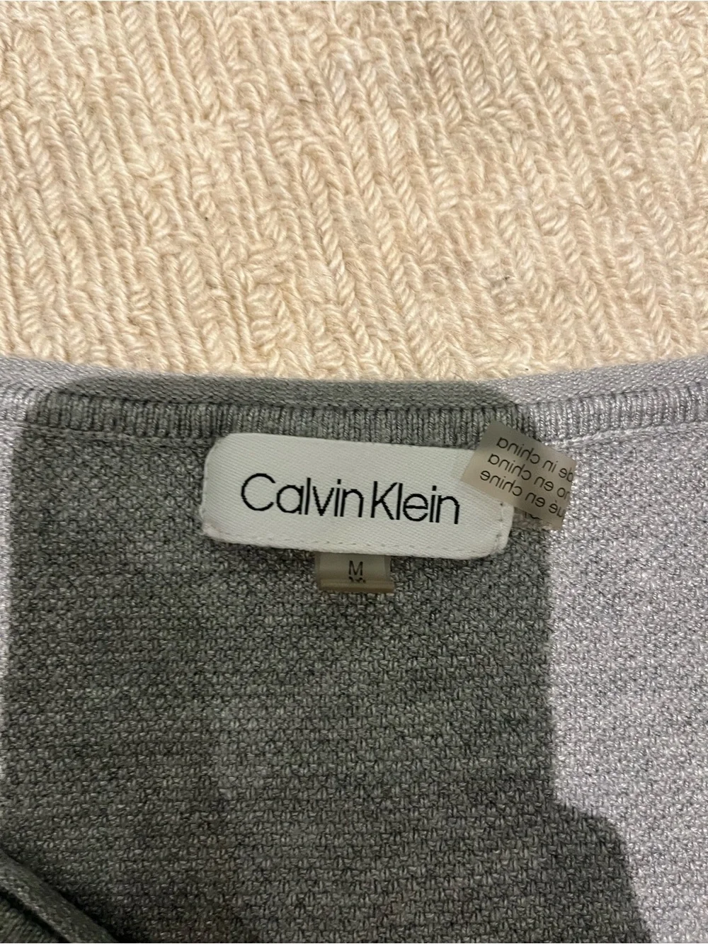 Calvin Klein caslon gray